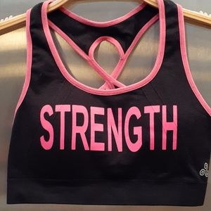 "Strength" Sports Bra
